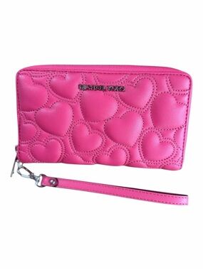 Michael Kors Jet Set Travel Large Flat Phone Case/Wallet, Hearts, Hibiscus